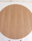 TABLE REPAS LILIPUTIEN EXTENSIBLE CHENE NATUREL 120/160x75cm