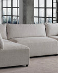 CANAPE MODULABLE AZRA TISSU CHENILLE