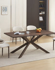 Table à manger Xavier 180X90 effet noyer