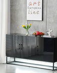BUFFET ALYA BOIS LAQUE PIED NOIR