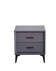 CHEVET NOBEL GRIS 38X45X48