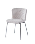 CHAISE JENA CHENILLE ARGENT