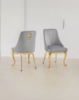 CHAISE BAROKA DORE GRIS