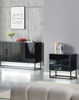 BUFFET ALYA BOIS LAQUE PIED NOIR