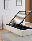 LIT COFFRE MAIA ECRU 90X190