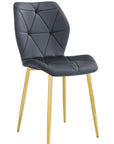 CHAISE COQUILLAGE PIEDS OR