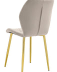 CHAISE COQUILLAGE PIEDS OR