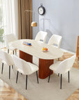 TABLE REPAS ROXY 160X90 NOISETTE