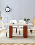 TABLE REPAS ROXY 160X90 NOISETTE