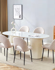TABLE DE REPAS KEYSHA BEIGE 180X90