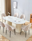TABLE DE REPAS KEYSHA BEIGE 180X90