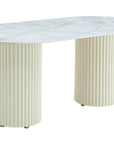 TABLE DE REPAS KEYSHA BEIGE 180X90
