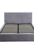 LIT COFFRE MAIA COTELE GRIS 140X190