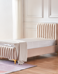 LIT FAYE 90X190 VELOURS BEIGE