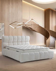 LIT COFFRE PRMIUM BEIGE 160X200