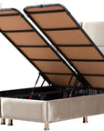 LIT COFFRE RIO 160X200 BEIGE
