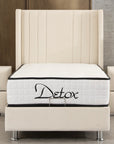 LIT COFFRE ALMA 90X190 BLANC CASSE