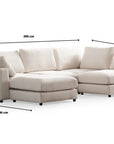 Canapé Julia 4+1 375X275 MODULABLE