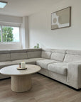 CANAPÉ D'ANGLE KAROLA RÉVERSIBLE MARBELLA BEIGE 260X260