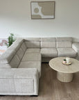 CANAPÉ D'ANGLE KAROLA RÉVERSIBLE MARBELLA BEIGE 260X260