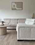 CANAPÉ D'ANGLE KAROLA RÉVERSIBLE MARBELLA BEIGE 260X260