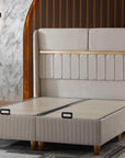 LIT COFFRE ESTELLE BEIGE
