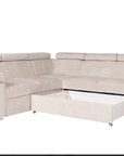 Canapé d’angle convertible BOSTON BEIGE