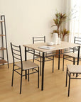 ENSEMBLE TABLE 4 CHAISES TUTI CHENE GRIFFÉ