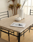 ENSEMBLE TABLE 4 CHAISES TUTI CHENE GRIFFÉ