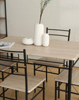 ENSEMBLE TABLE 4 CHAISES TUTI CHENE GRIFFÉ
