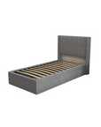 LIT COFFRE CAMILLE en velours 90X190CM