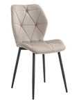 Chaise COQUILLAGE PIED NOIR, BEIGE, TAUPE, ANTHRACITE, NOIR et VERT SAPIN