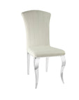 Lot de Chaises baroque LOUIS Chrome Velours
