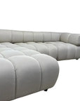 Canapé RITZ MODULABLE 3 + 1 3D BEIGE ET NOIR