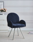 Chaise MIMI pied CHROME VERT SAPIN, BLEU, ANTHRACITE, MOKA et ECRU