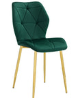 Chaise COQUILLAGE PIED GOLD BEIGE, TAUPE, ANTHRACITE, NOIR, VERT SAPIN