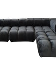 Canapé RITZ MODULABLE 3 + 1 3D BEIGE ET NOIR