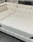 Canapé BUBBLE angle gauche doudou boucle 275x203cm