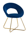 Chaise BUBBLE GOLD BLEU, BEIGE, GRIS, ECRU et MOKA