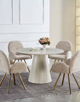 Chaise MIMI pied GOLD velours BLEU, VERT SAPIN, ANTHRACITE, MOKA et ECRU