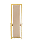 Lot de chaises Dana velours contour Gold
