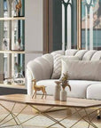 Salon SULTAN 3+2+1 ANTHRACITE et TAUPE