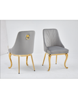 CHAISE BAROKA DORE GRIS