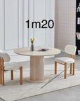 TABLE REPAS AXEL 120 EFFET TRAVERTIN