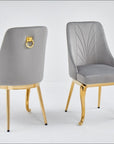 CHAISE BAROKA DORE GRIS