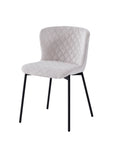 CHAISE JENA CHENILLE PIED NOIR