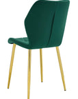 CHAISE COQUILLAGE PIEDS OR