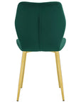 CHAISE COQUILLAGE PIEDS OR