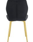 CHAISE COQUILLAGE PIEDS OR
