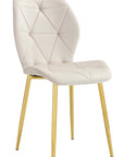 CHAISE COQUILLAGE PIEDS OR